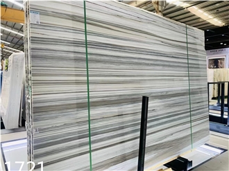 Marmara Zebra Marble Slabs Equator Marmara Semi White Stone