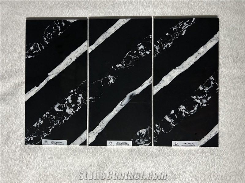 Calacatta5090 Black Custom Sink Premium Kitchen Countertops