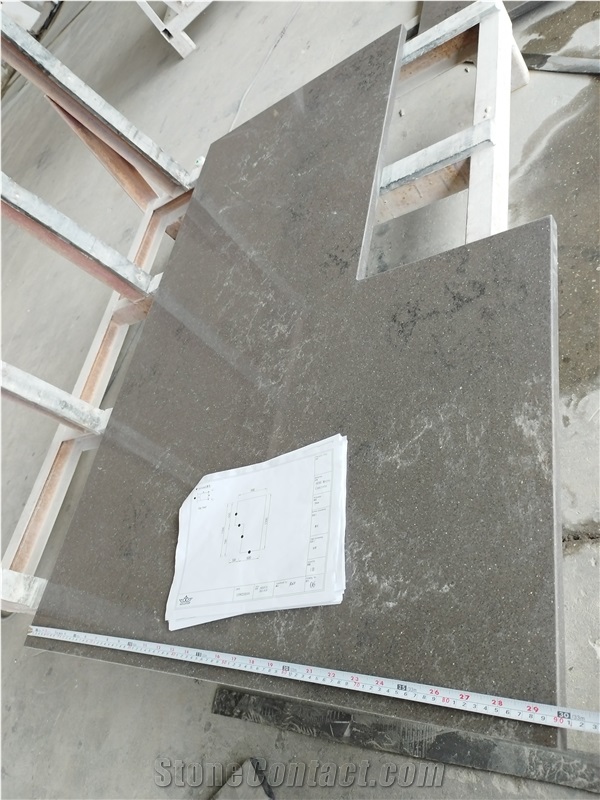 Goldtop Artificial Stone 6046 Metro Quartz Tiles Slabs