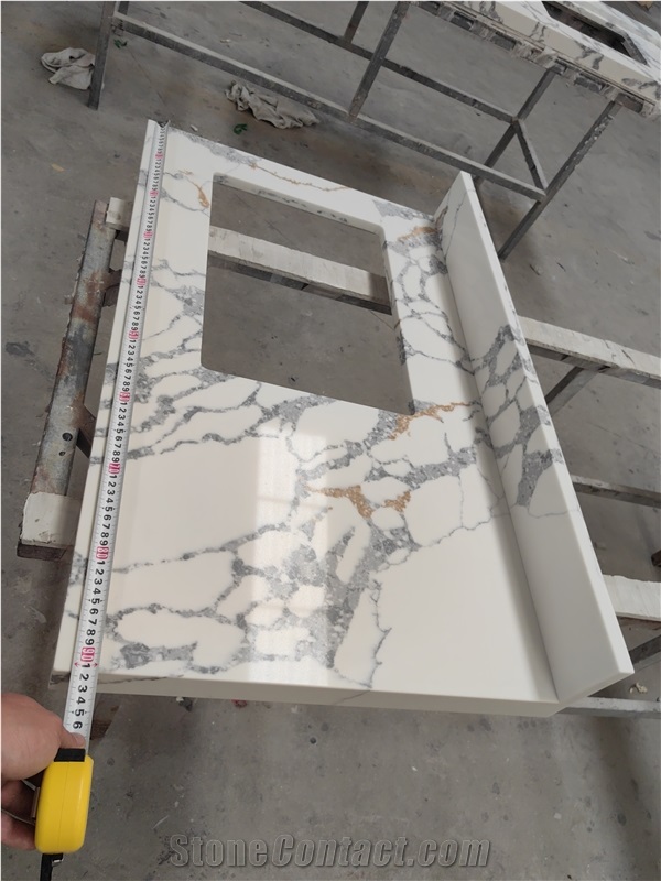 Quartz Custom Size Free Sample 5091 Kitchen Countertops