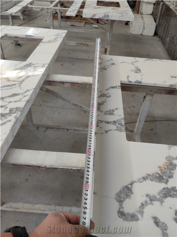 Quartz Custom Size Free Sample 5091 Kitchen Countertops