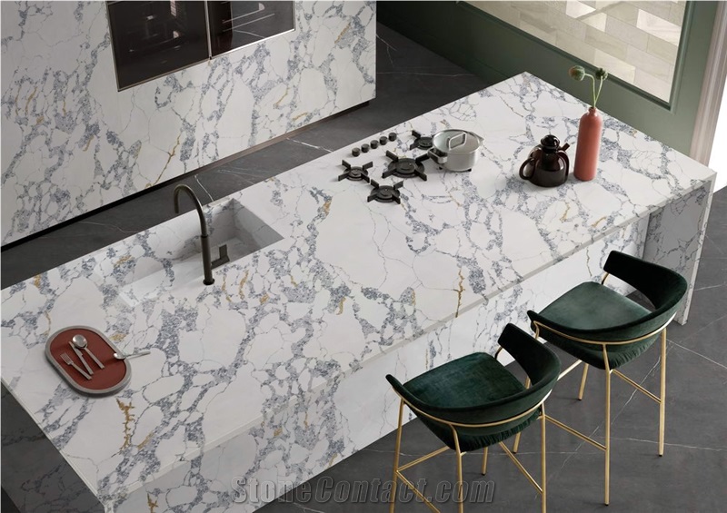 Quartz Custom Size Free Sample 5091 Kitchen Countertops