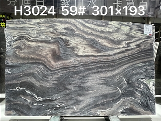 Goldtop New Natural Italy Kinawa Violet Marble Tiles Slabs