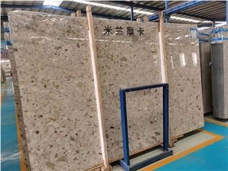 Goldtop New Quarry Natural Milan Mocha Limestone Slab