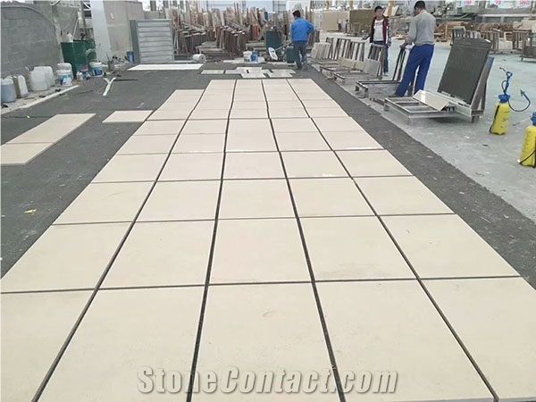 Goldtop New Quarry Natural Orfeo Beige Limestone Slabs
