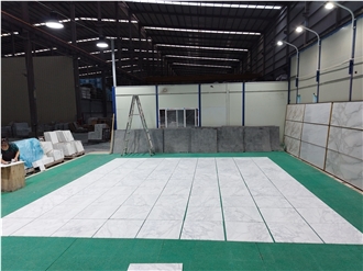 Goldtop OEM White Statuary Marble Floor Tiles
