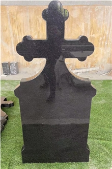 Pure Black Headstones