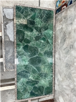 Green Cystal Semiprecious Stone Tiles