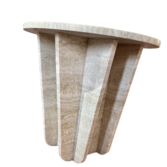 Beige Travertine Coffee Table For Living Room