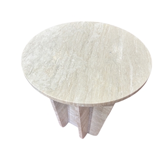 Beige Travertine Coffee Table For Living Room