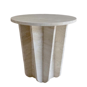 Beige Travertine Coffee Table For Living Room