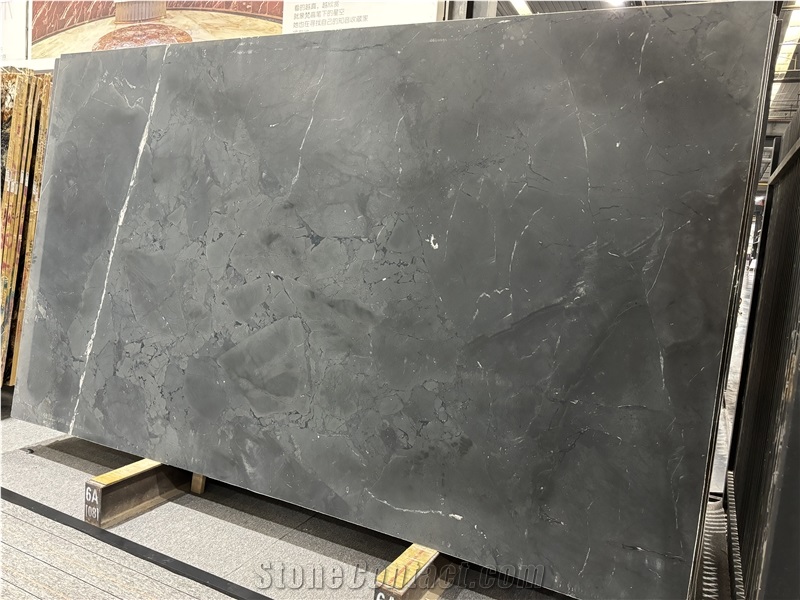 Black Diamond Quartzite Slabs Polished Surface