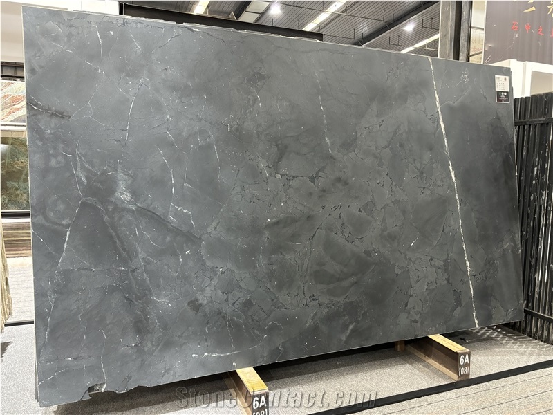 Black Diamond Quartzite Slabs Polished Surface