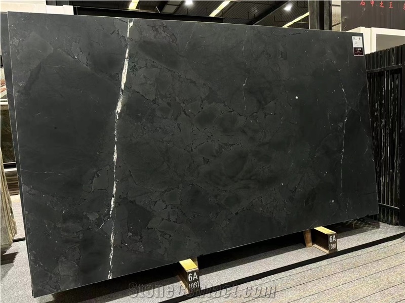 Black Diamond Quartzite Slabs Polished Surface