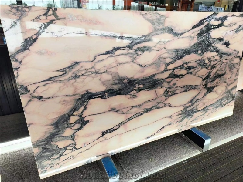 Calacatta Pink Marble Slabs