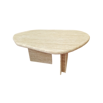 Customized Travertine Vintage Coffee Table