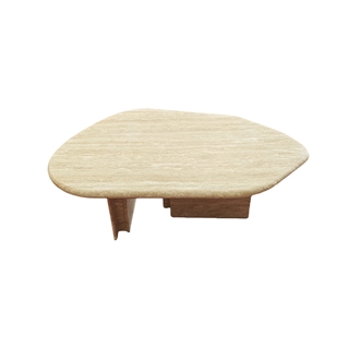 Customized Travertine Vintage Coffee Table