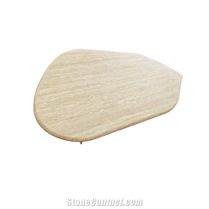 Customized Travertine Vintage Coffee Table