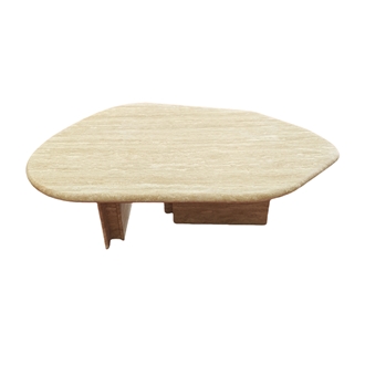 Customized Travertine Vintage Coffee Table