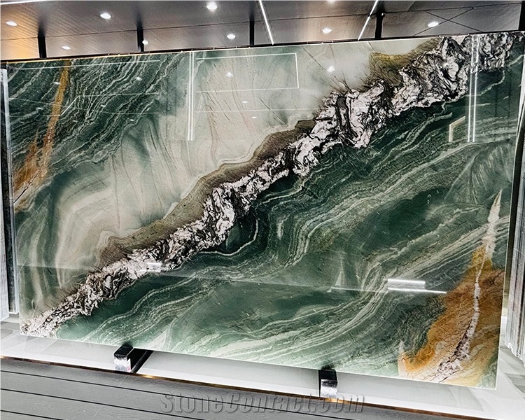 Persian Green Quartzite Slabs