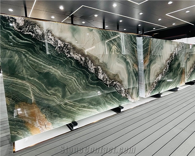 Persian Green Quartzite Slabs