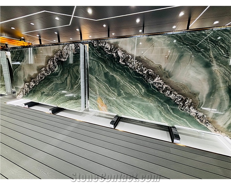 Persian Green Quartzite Slabs
