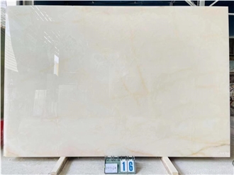 Snow White Onyx Slabs