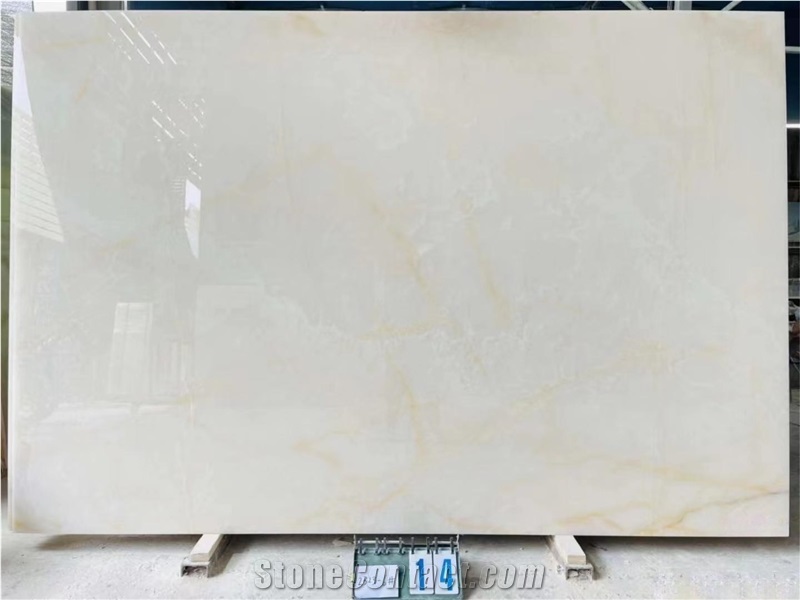 Snow White Onyx Slabs