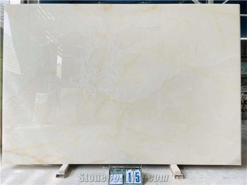 Snow White Onyx Slabs