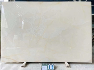 Snow White Onyx Slabs