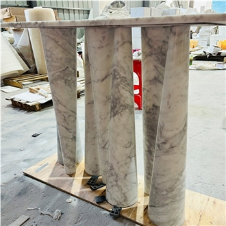 Stone Table Of White Carrara For Home