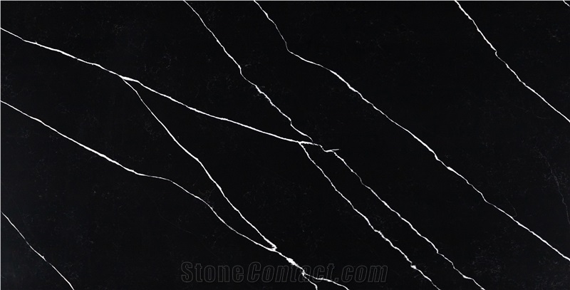 Nero Marquina Quartz Slabs