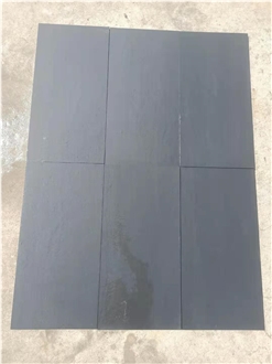 Split Face Black Slate Tiles For Wall And Floor