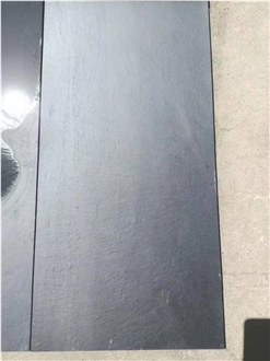 Split Face Black Slate Tiles For Wall And Floor