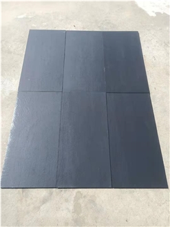 Split Face Black Slate Tiles For Wall And Floor