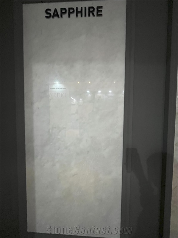 Sapphire White Marble Polished Slabs