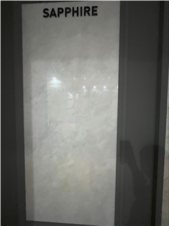 Sapphire White Marble Polished Slabs Sapphire White Marble Polished Slabs