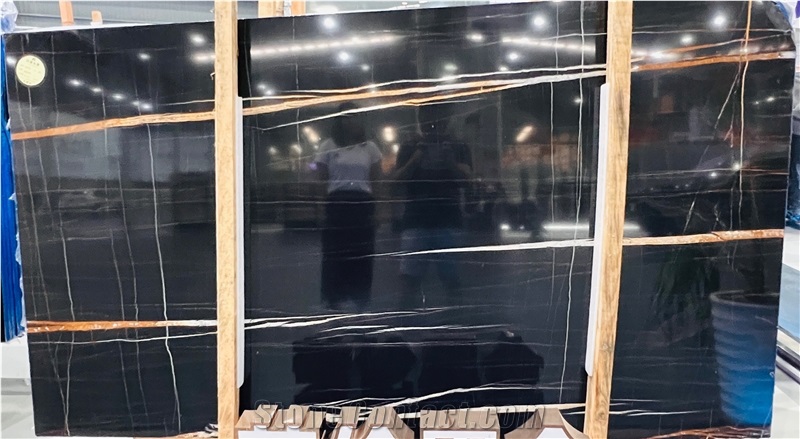 Sahara Noir Marble Polished Slabs