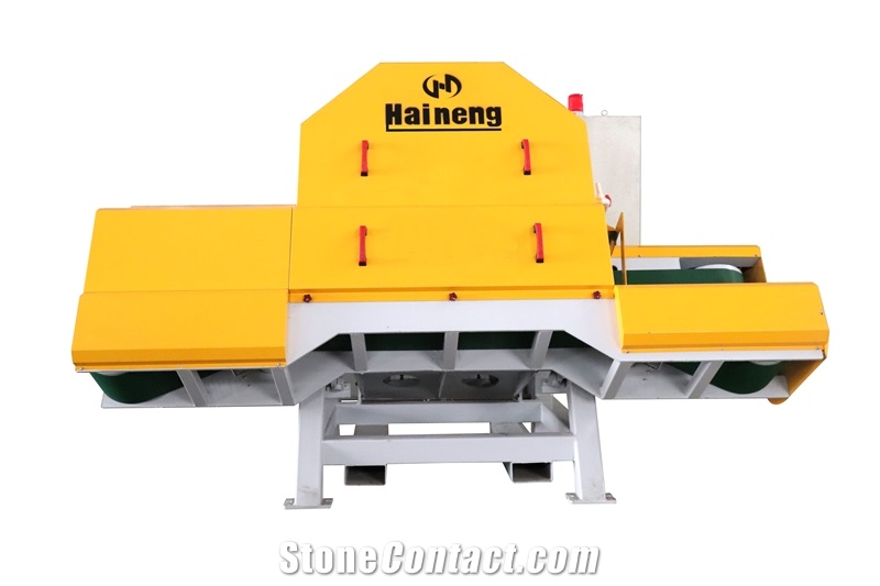 Thin Stone Veneer Saw With Return Conveyor