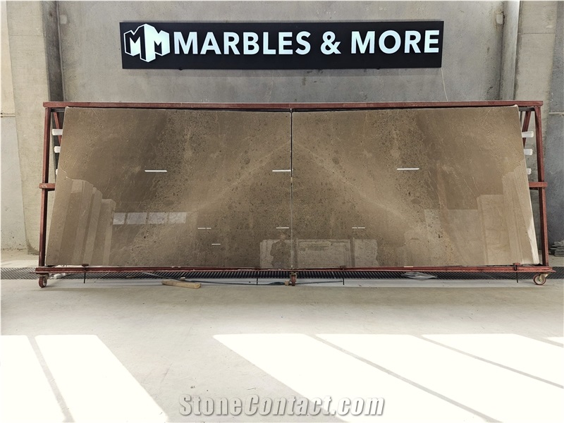 Marron Perla Marble Slabs (1685)