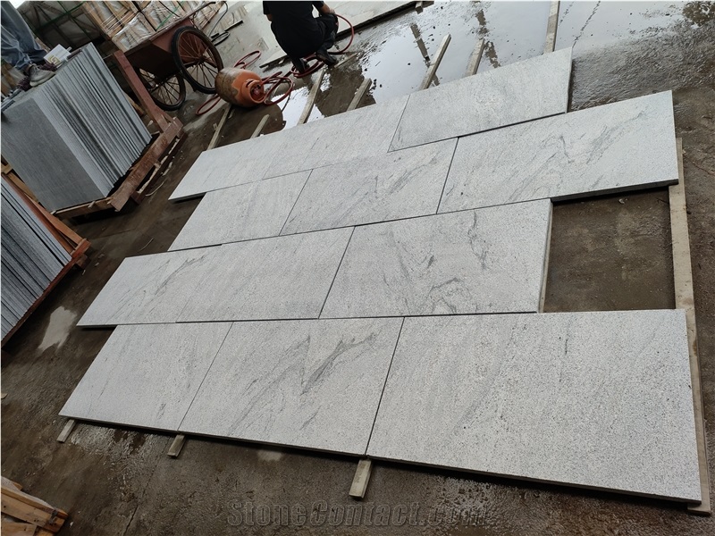 Viscount White Granite Tiles For Floor And Wall Covering