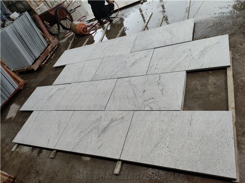 Viscount White Granite Tiles For Floor And Wall Covering