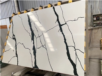 3D Calacatta Engineered  Marble Stone Slabs