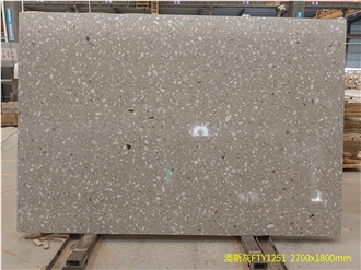 Beige Engineered Stone Slabs FTY1251