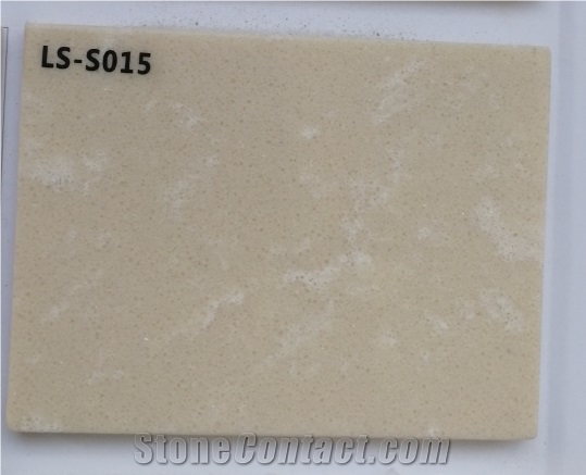 Beige Engineered Stone Slabs LS-S015