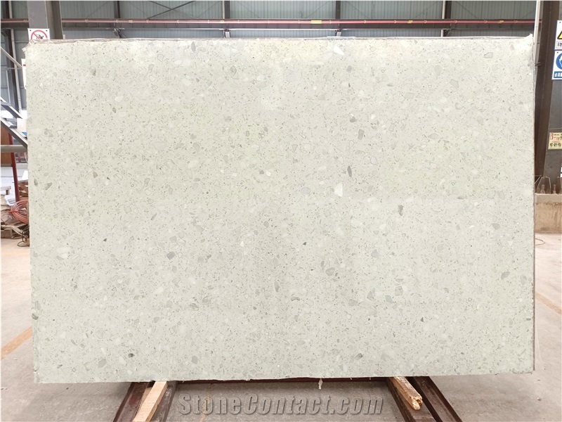 Big Grain Series Artificial Marble Slab  Quartz Tiles