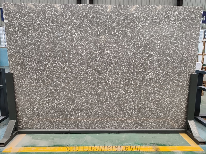 Black Terrazzo Slabs And Floor Tiles
