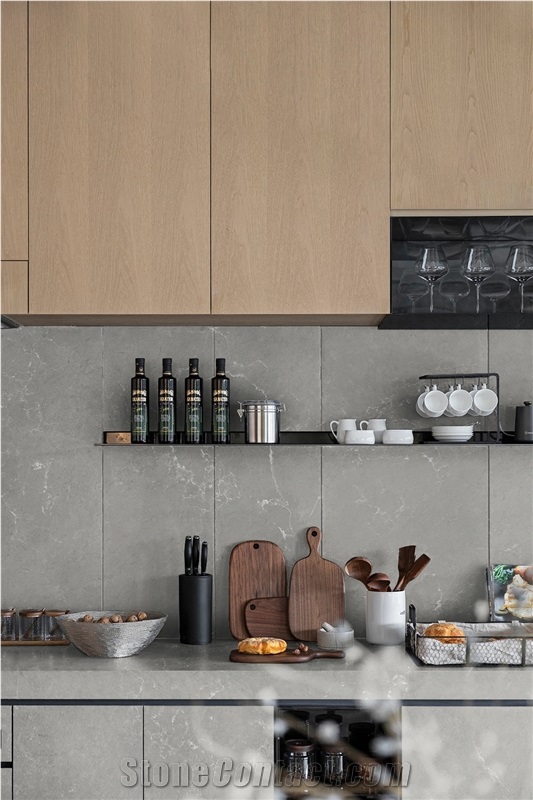 Grey Engineered Stone Slabs FTY5064