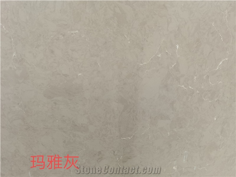 Grey Engineered Stone Slabs FTY5068