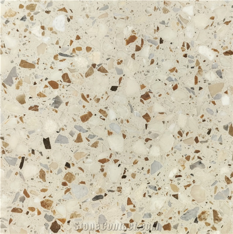 OEM/ODM Custom Size Terrazzo Floor Tiles